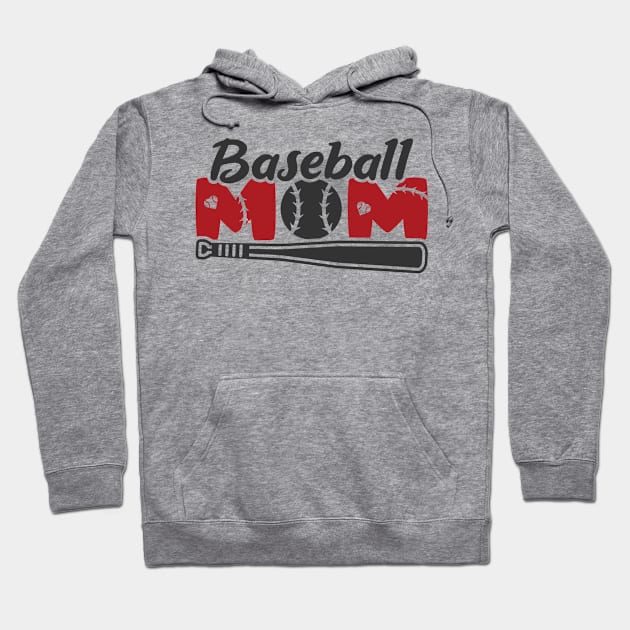 baseball mom Hoodie by artdise